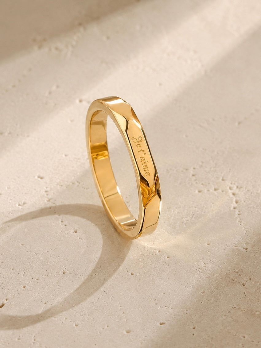 Bague Je t’aime