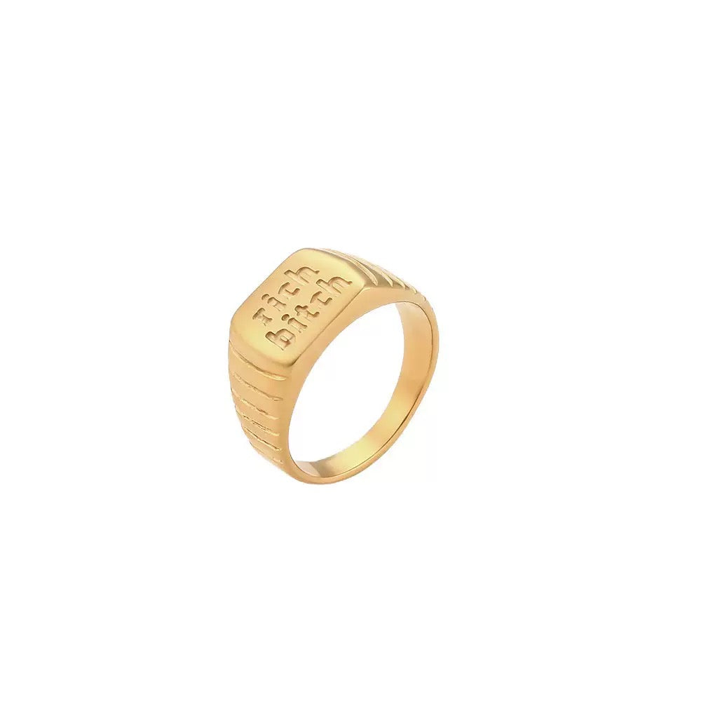 Bague Rich bitch