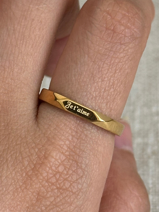 Bague Je t’aime