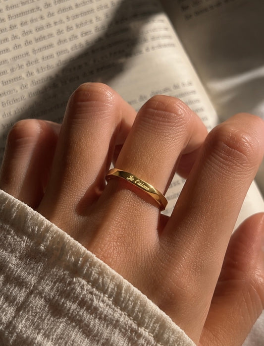 Bague Je t’aime