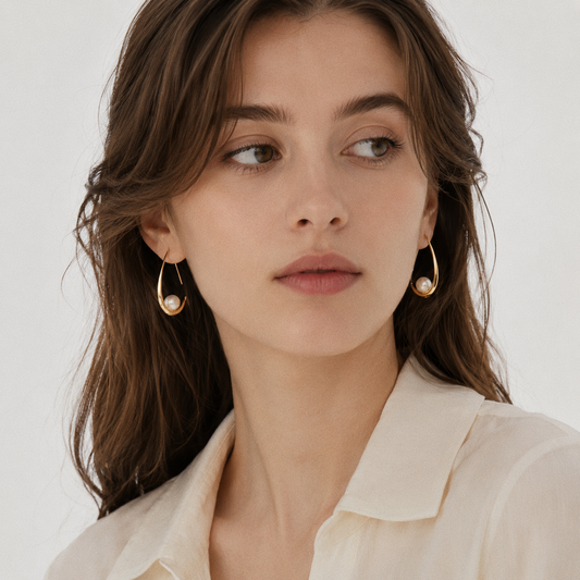 Boucles d’oreilles Nacre
