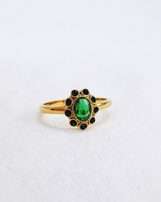 Bague Classique Verte