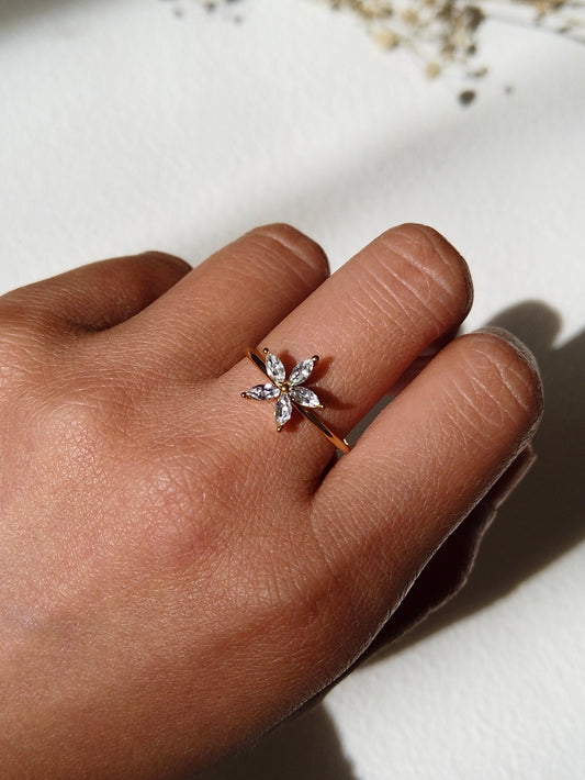 Bague Fleur Solaire